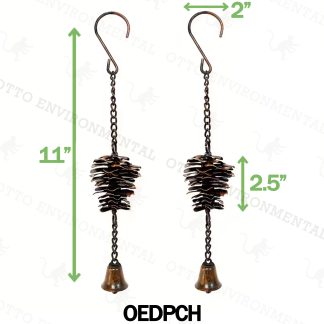 Decorative Pine Cone Hanger - Pair